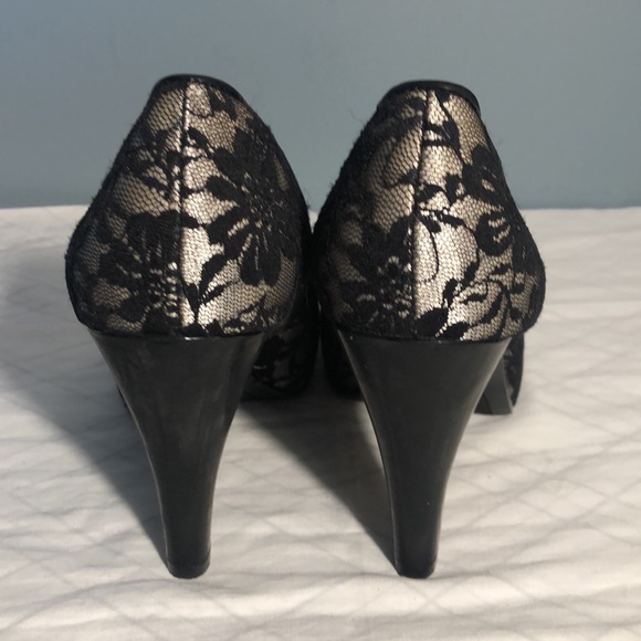 Rampage open toe lace heels - Picture 5 of 8